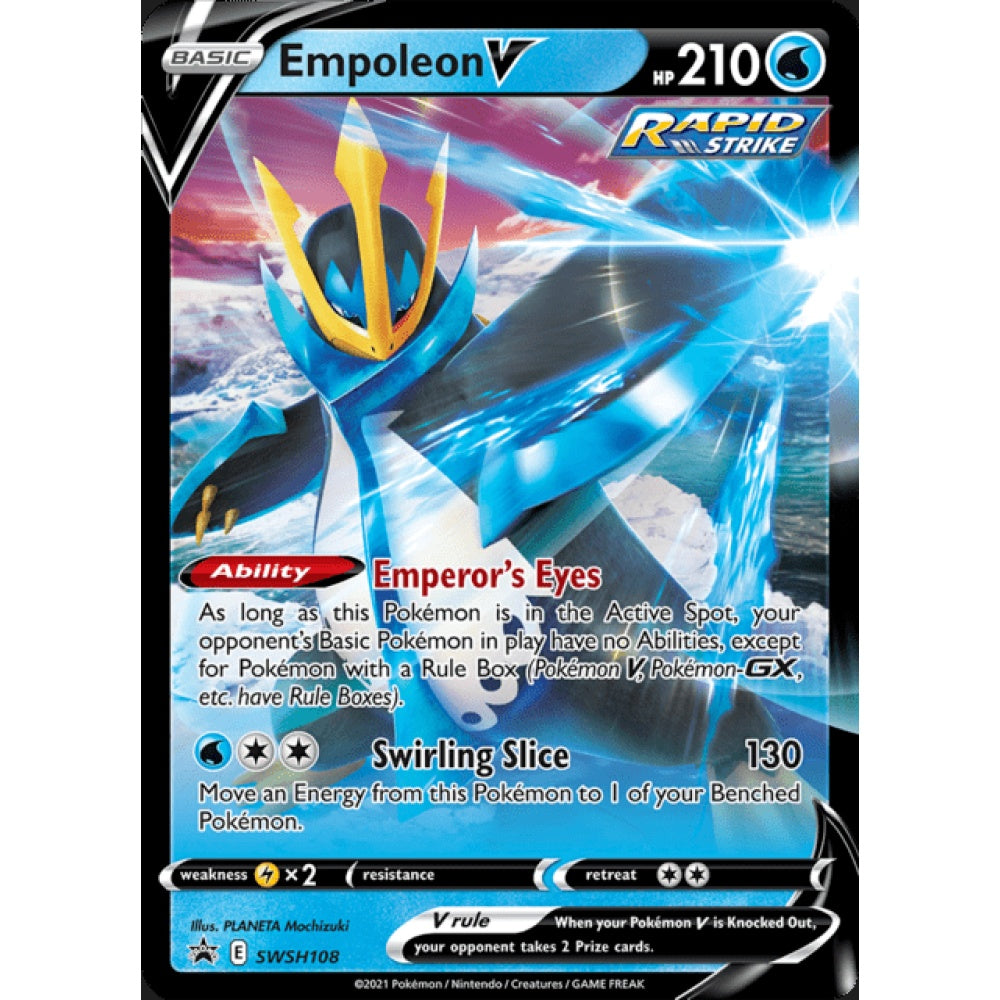 Empoleon V Black Star Promo SWSH108 Pokemon Card Game Sword & Shield Promos
