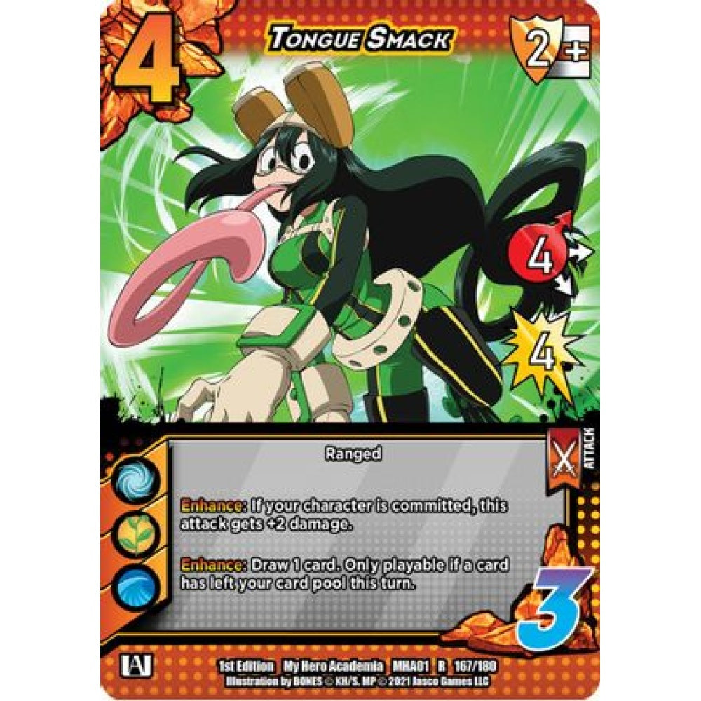 Tongue Smack, 167/180, R, UniVersus, MHA01 My Hero Academia