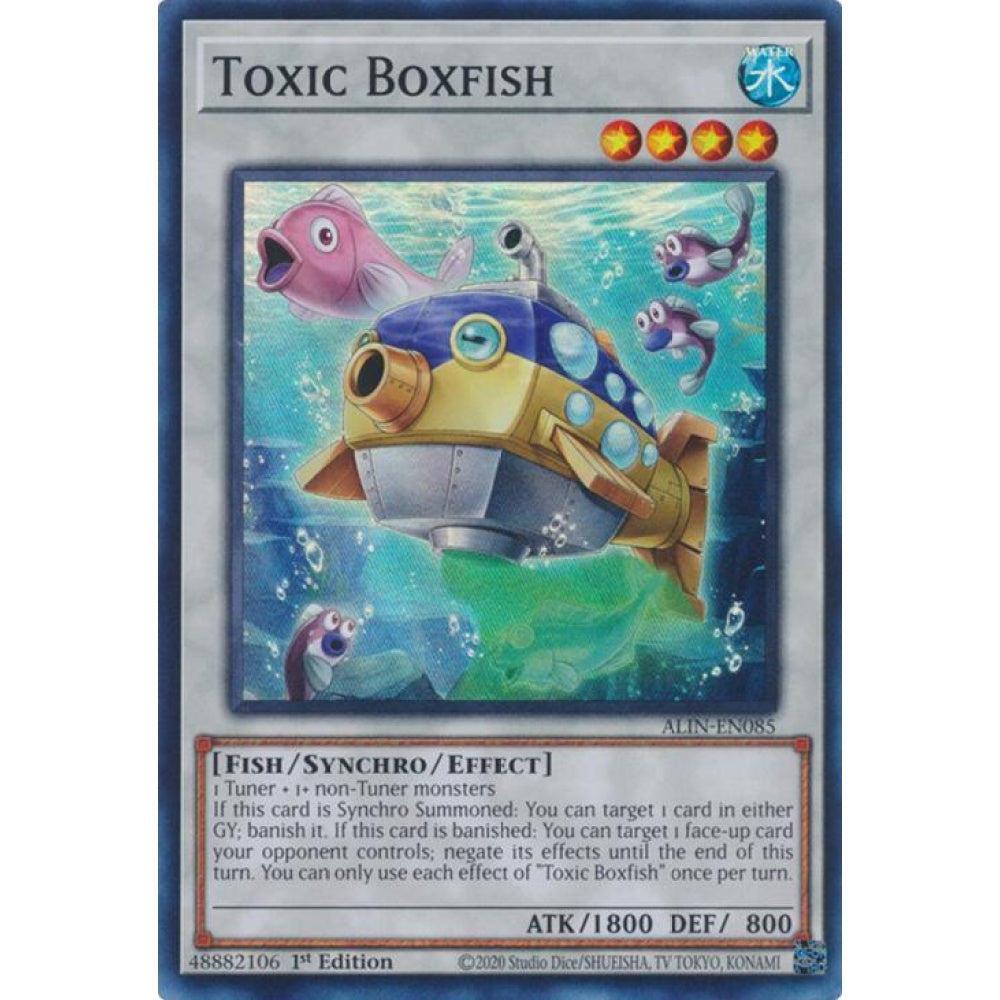 Toxic Boxfish ALIN-EN085 Super Yu-Gi-Oh Alliance Insight