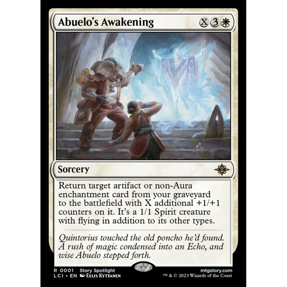Abuelo's Awakening rare 1 Magic the Gathering The Lost Caverns of Ixalan