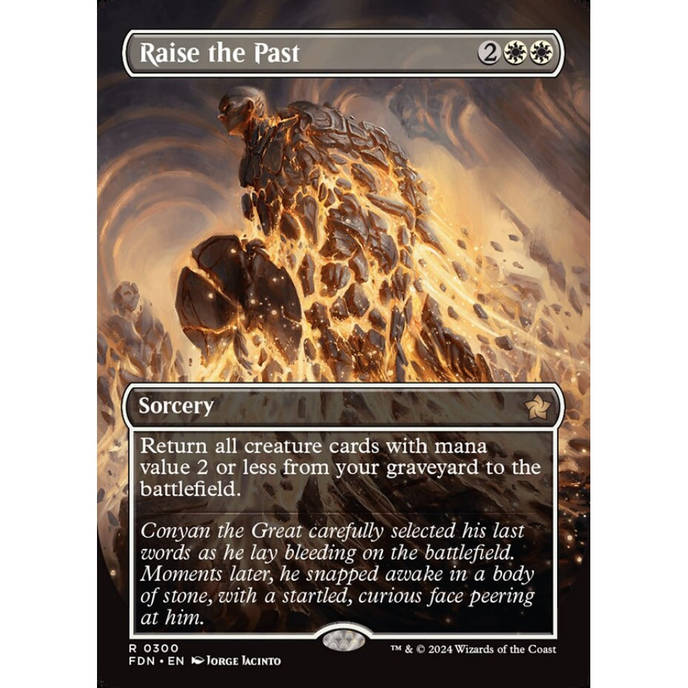 Raise the Past, 300, rare, Magic: The Gathering, Foundations