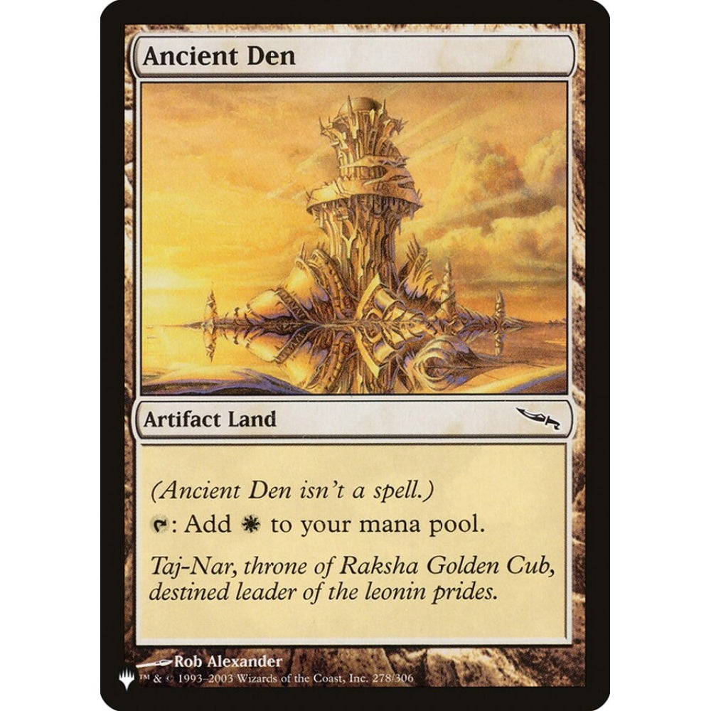 Ancient Den common MRD-278 Magic the Gathering The List