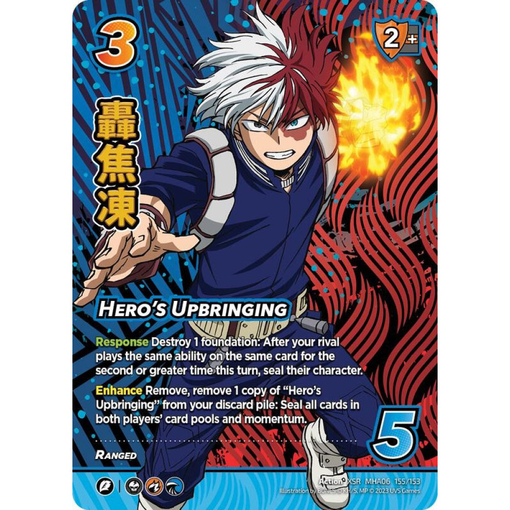 Hero's Upbringing, 155/153, XSR, UniVersus, MHA06 Jet Burn