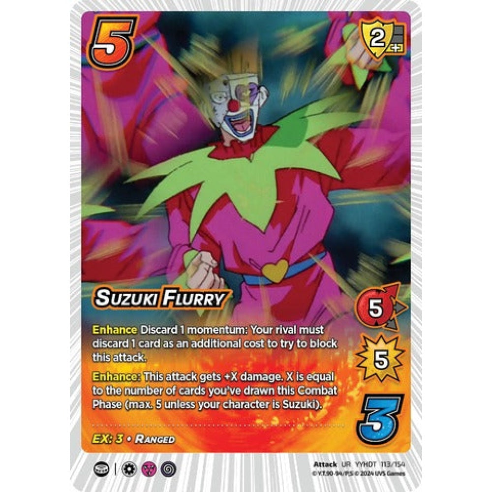 SUZUKI FLURRY, 113/154, UR, UniVersus, Yu Yu Hakusho: Dark Tournament