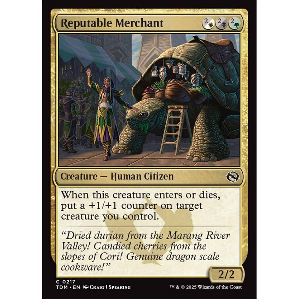 Reputable Merchant common 217 Magic the Gathering Tarkir: Dragonstorm