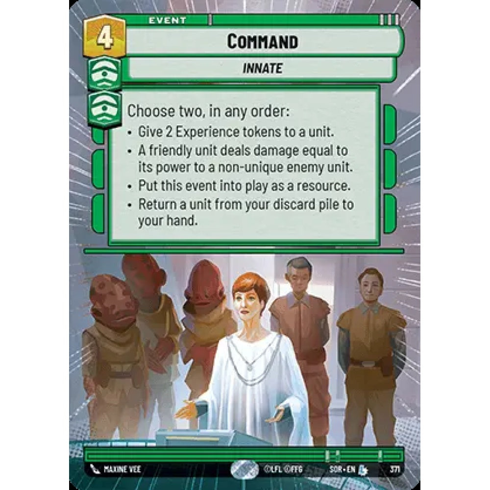 Command, 371, L, Star Wars Unlimited, Sparks Of Rebellion