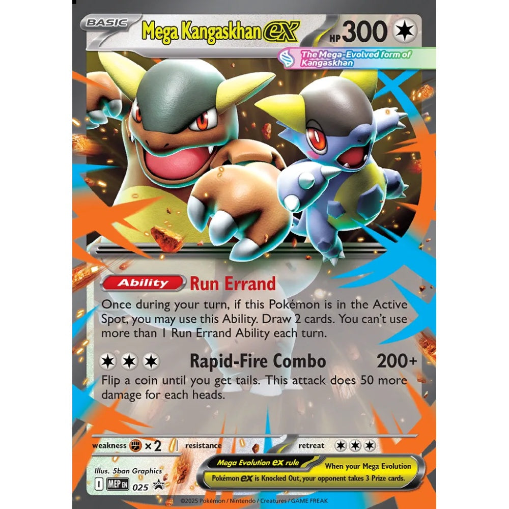 Mega Kangaskhan ex Promo 25.0 Pokemon Card Game Mega Evolution Promos
