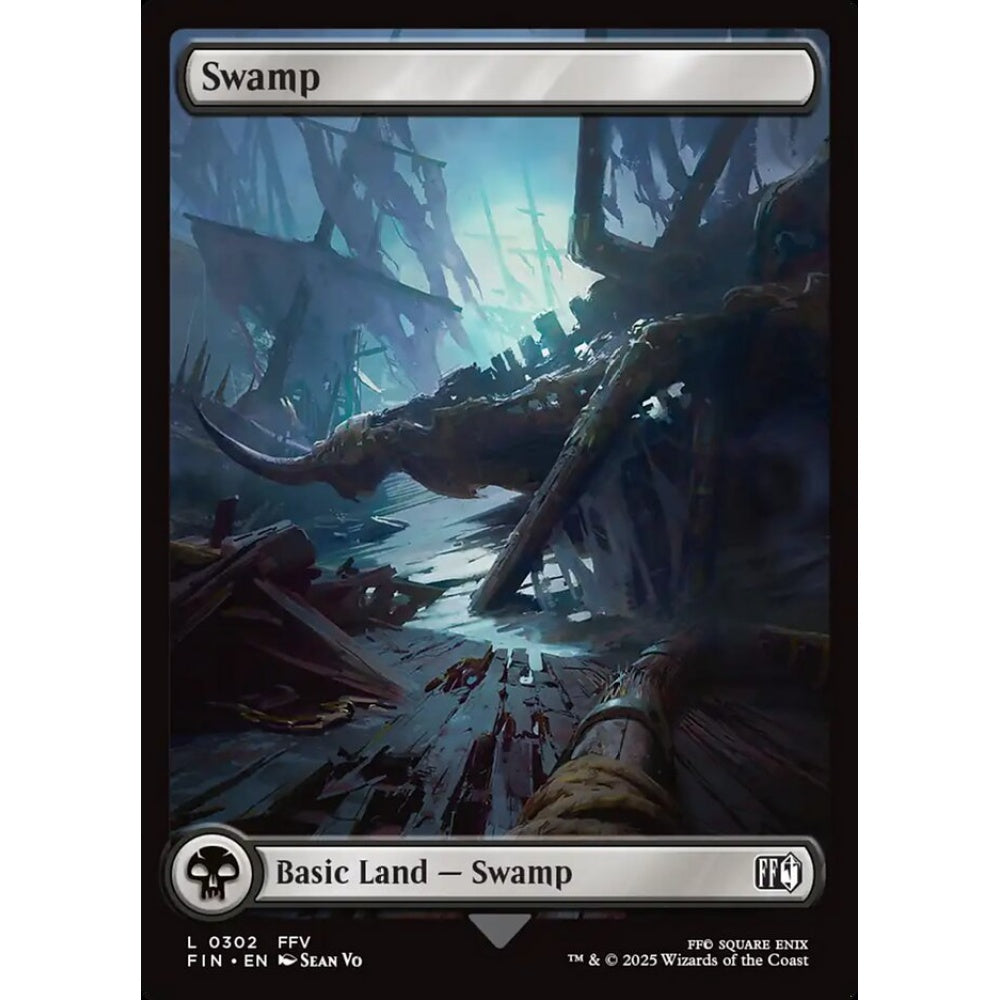 Swamp common 302 Magic the Gathering Final Fantasy