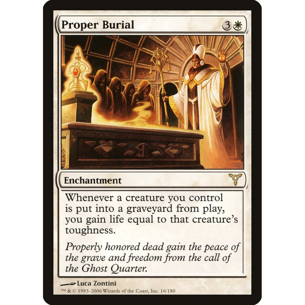 Proper Burial rare 16 Magic the Gathering Dissension