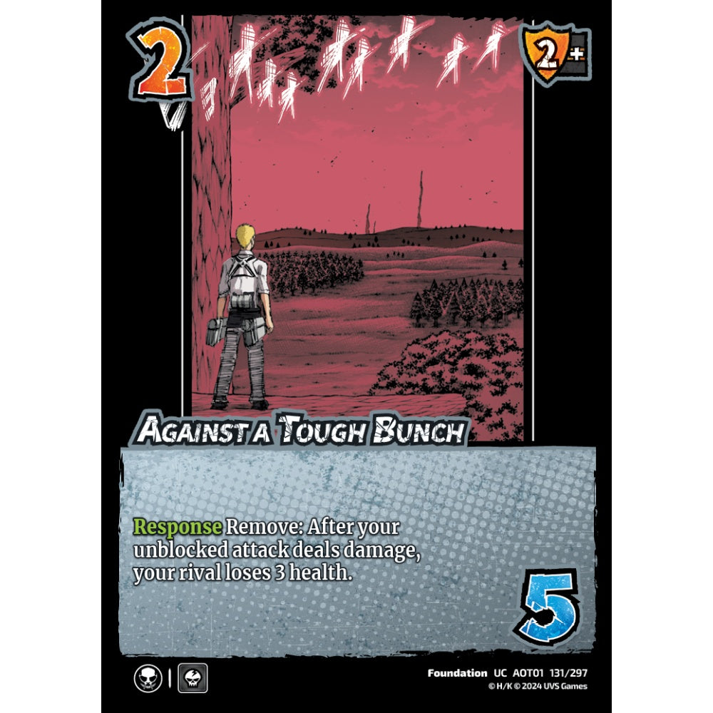 Against a Tough Bunch, 131/297, UC, UniVersus, Attack on Titan: Battle for Humanity