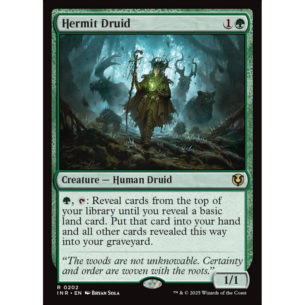 Hermit Druid, 202, rare, Magic: The Gathering, Innistrad Remastered