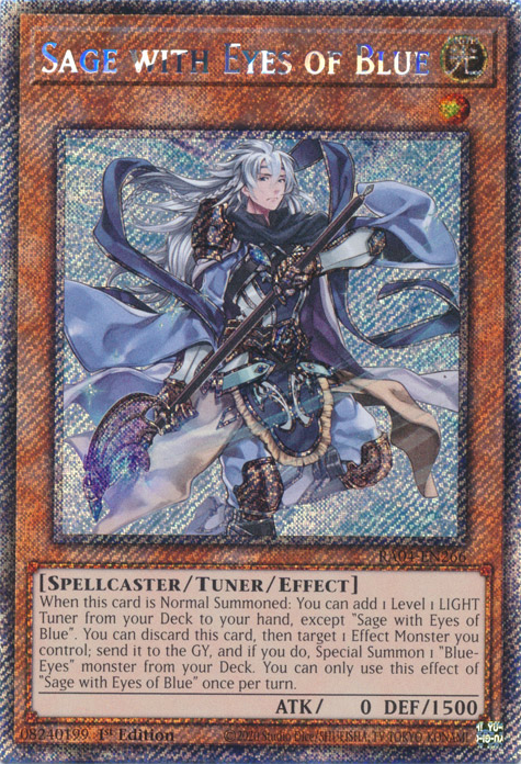 Sage with Eyes of Blue BLC1-EN014 Ultra Ultra Rare Yu-Gi-Oh Battles of Legend: Chapter 1 in Art