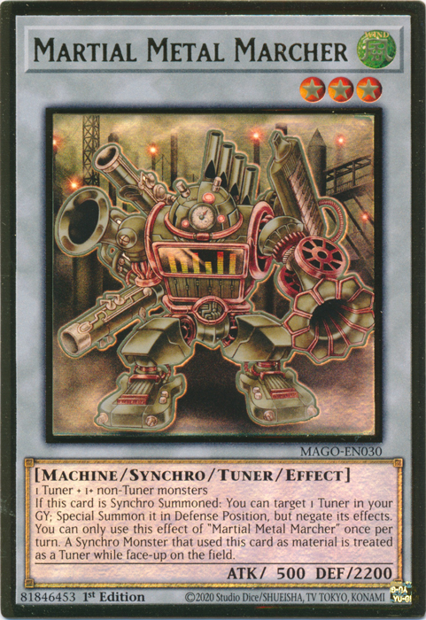 Martial Metal Marcher JUSH-EN052 Rare Rare Yu-Gi-Oh Justice Hunters in Art