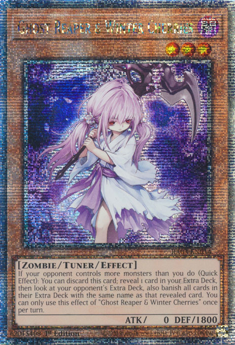 Ghost Reaper & Winter Cherries OP20-EN001 Ultimate Ultimate Rare Yu-Gi-Oh OTS Tournament Pack 20 in Art