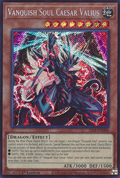 Vanquish Soul Caesar Valius (V.3 - Secret Rare)
