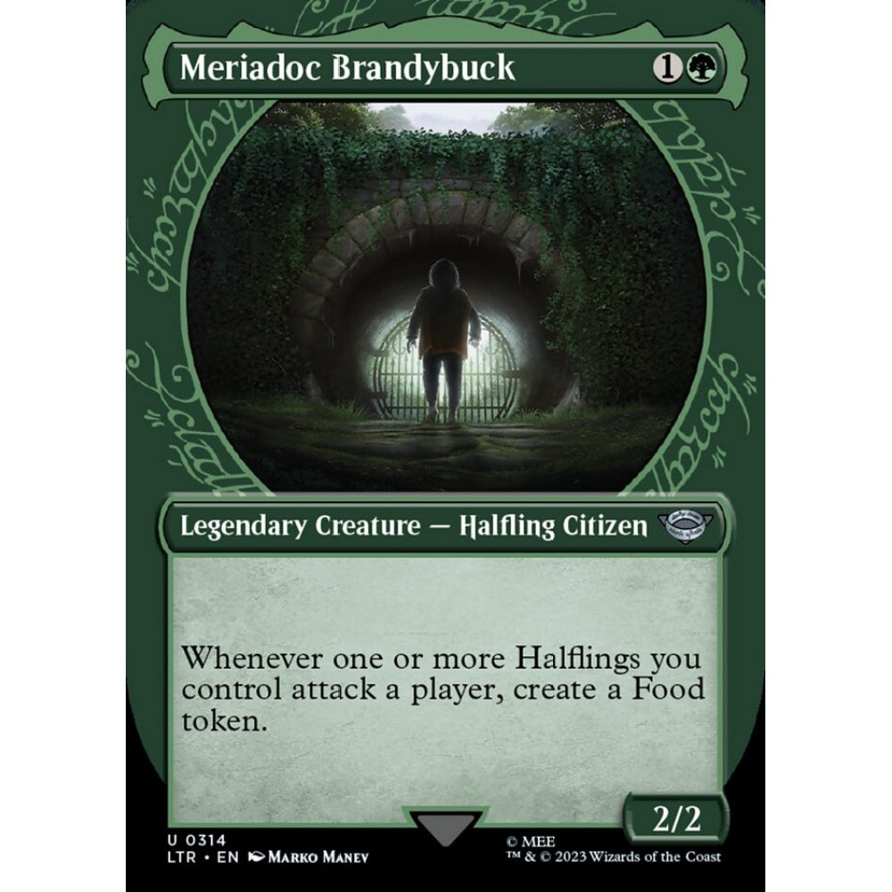 Meriadoc Brandybuck, uncommon, 314, Magic the Gathering, The Lord of the Rings: Tales of Middle-earth