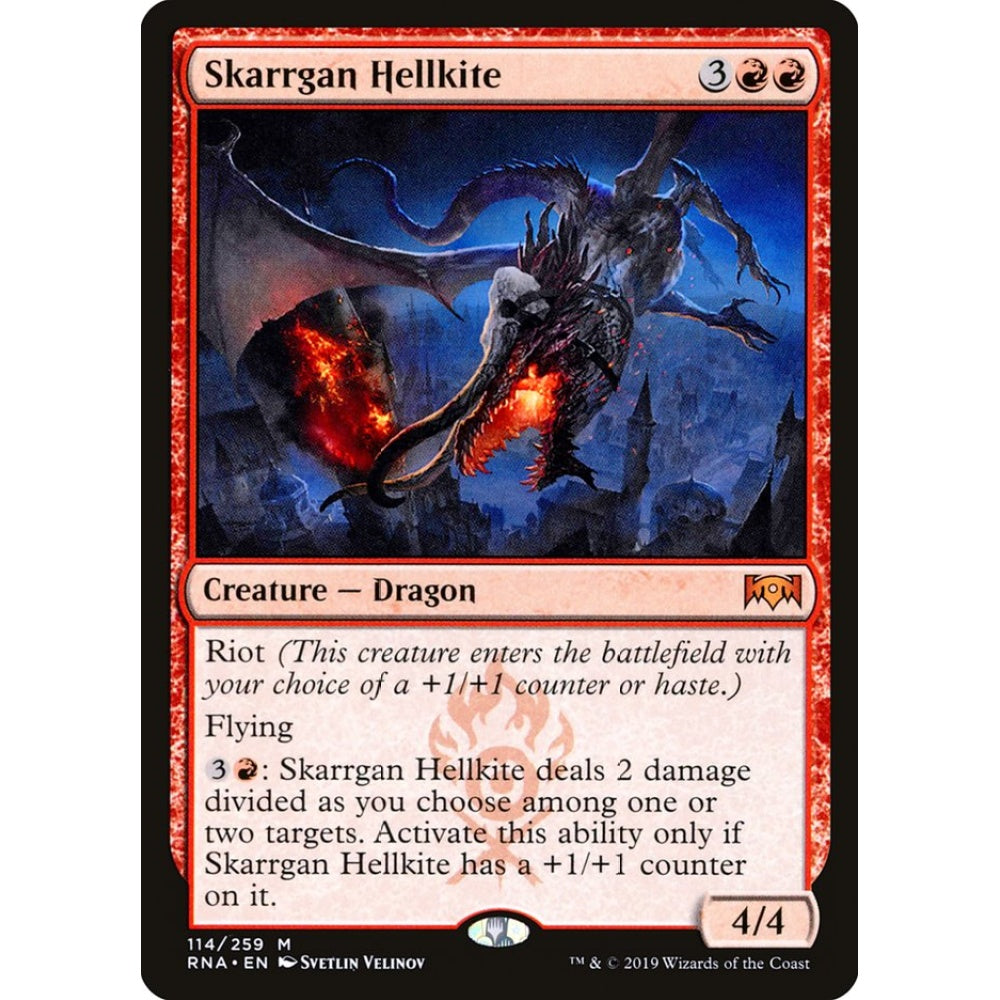 Skarrgan Hellkite mythic 114 Magic the Gathering Ravnica Allegiance