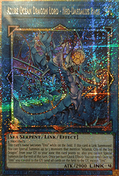 Azure Ocean Dragon Lord - Neo-Daedalus Rage (V.2 - Starlight Rare)