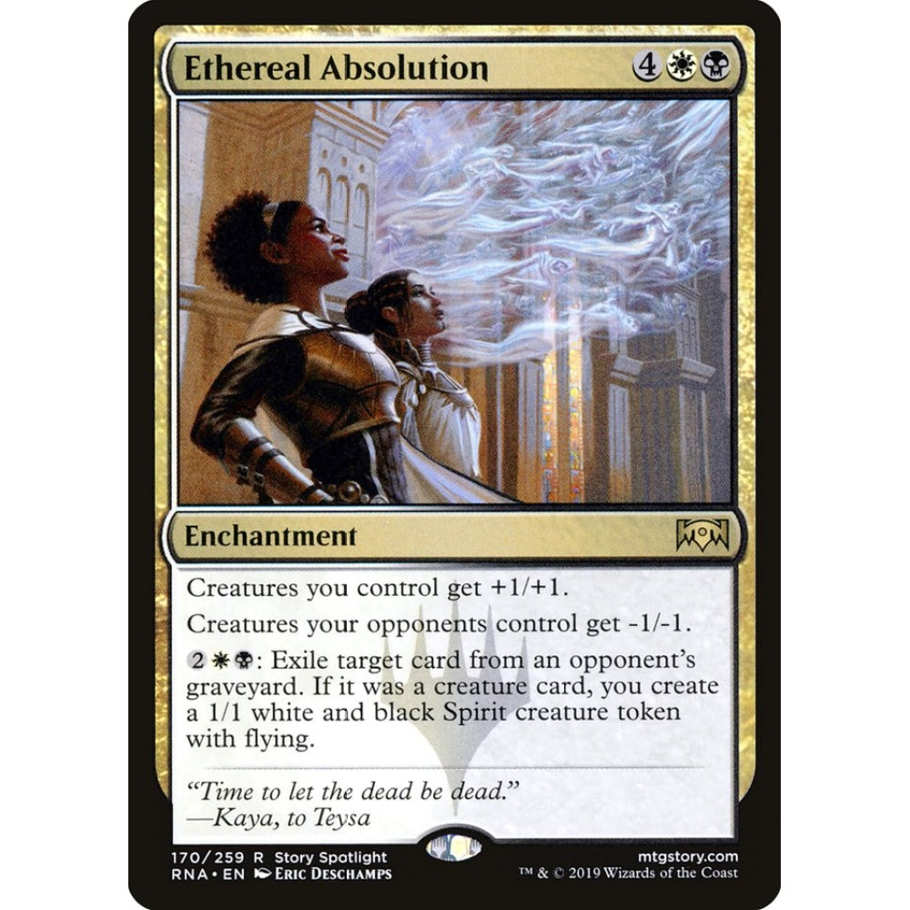 Ethereal Absolution rare 170 Magic the Gathering Ravnica Allegiance