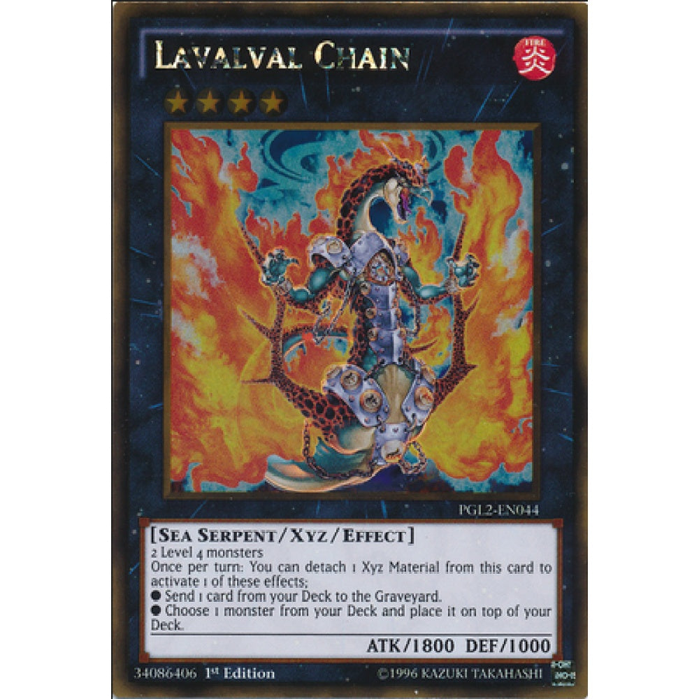 Lavalval Chain RA04-EN162 QCR Quarter Century Secret Rare Yu-Gi-Oh Quarter Century Stampede
