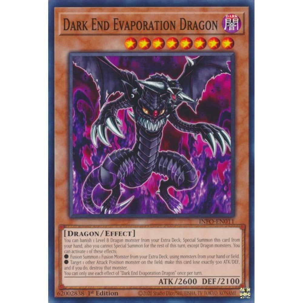 Dark End Evaporation Dragon INFO-EN011 Common Yu-Gi-Oh The Infinite Forbidden