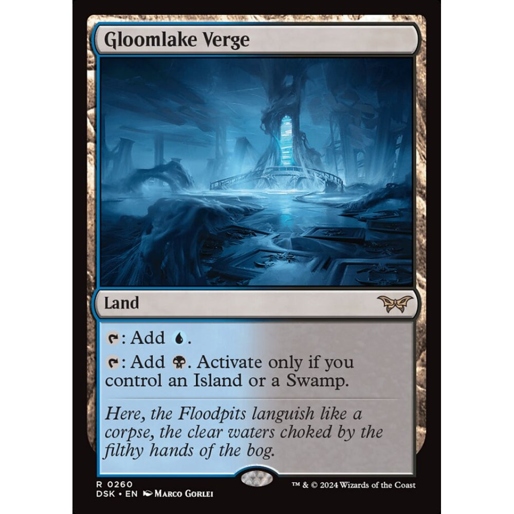 Gloomlake Verge, 260, rare, Magic: The Gathering, Duskmourn: House of Horror