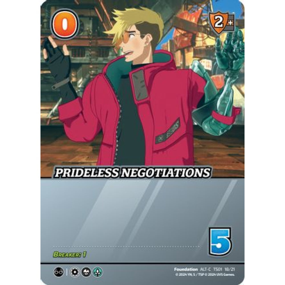 Prideless Negotiations, 18/21, C-ALT, UniVersus, Cowboy Bebop & Trigun Stampede