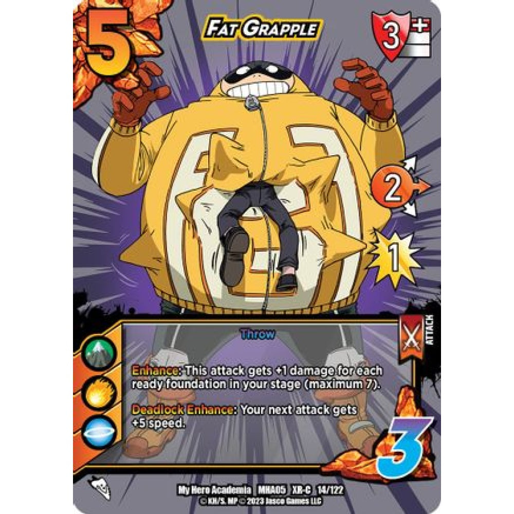 Fat Grapple, 14/122, XR-C, UniVersus, MHA05 Undaunted Raid