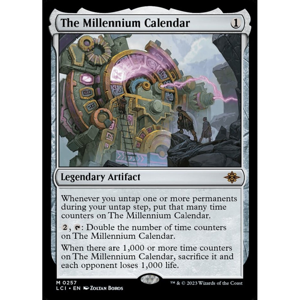 The Millennium Calendar mythic 257 Magic the Gathering The Lost Caverns of Ixalan