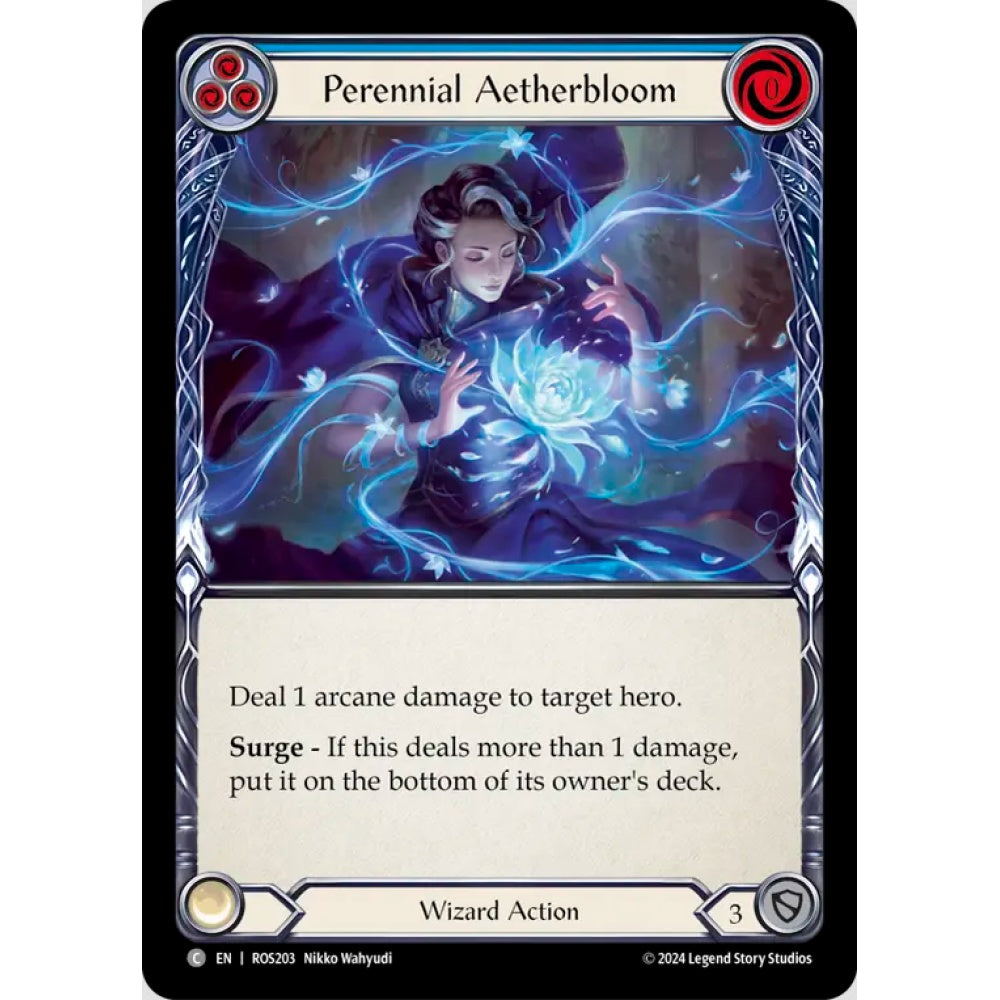Perennial Aetherbloom, Blue), Common, Flesh and Blood, Rosetta