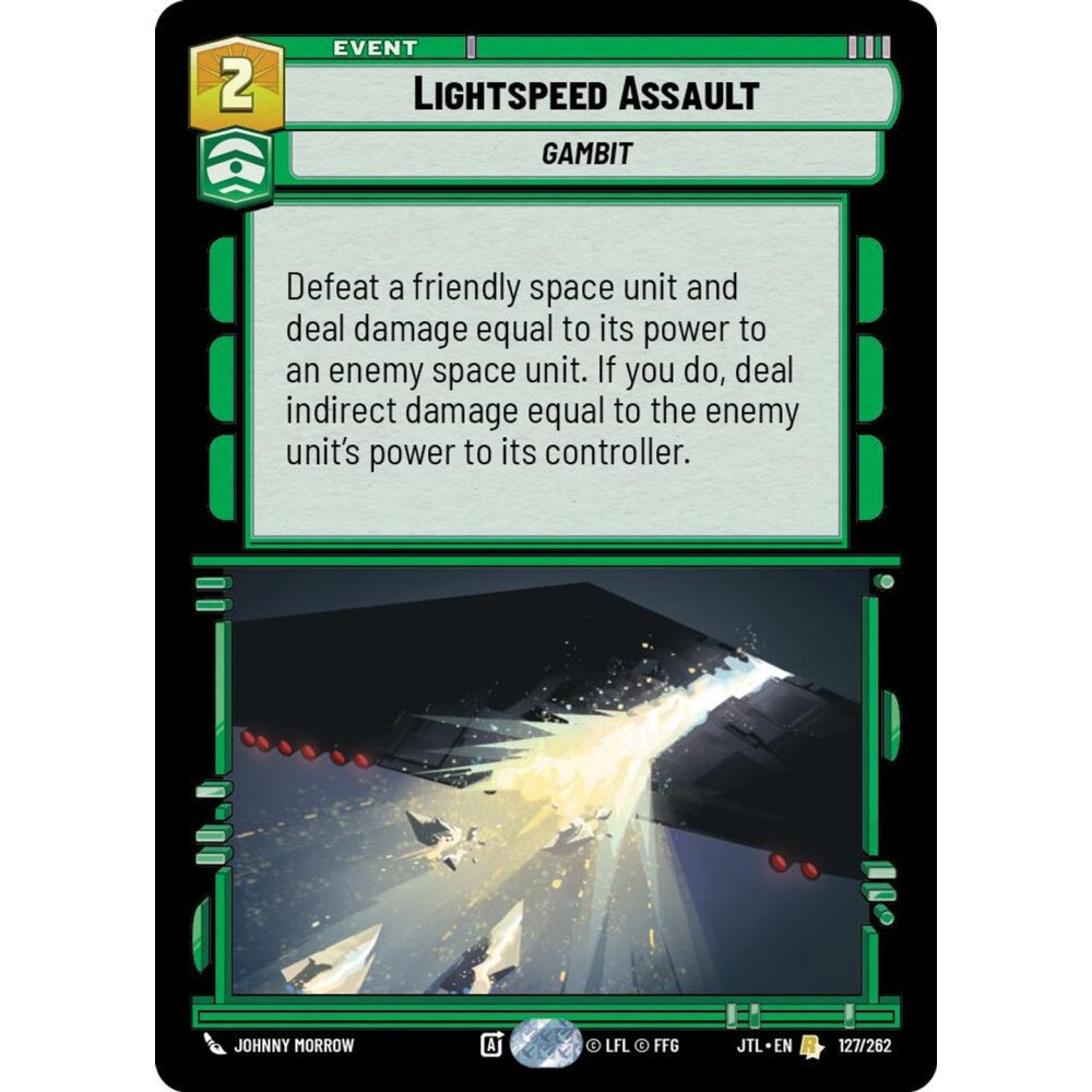 Lightspeed Assault, R, JTL 127), Star Wars Unlimited