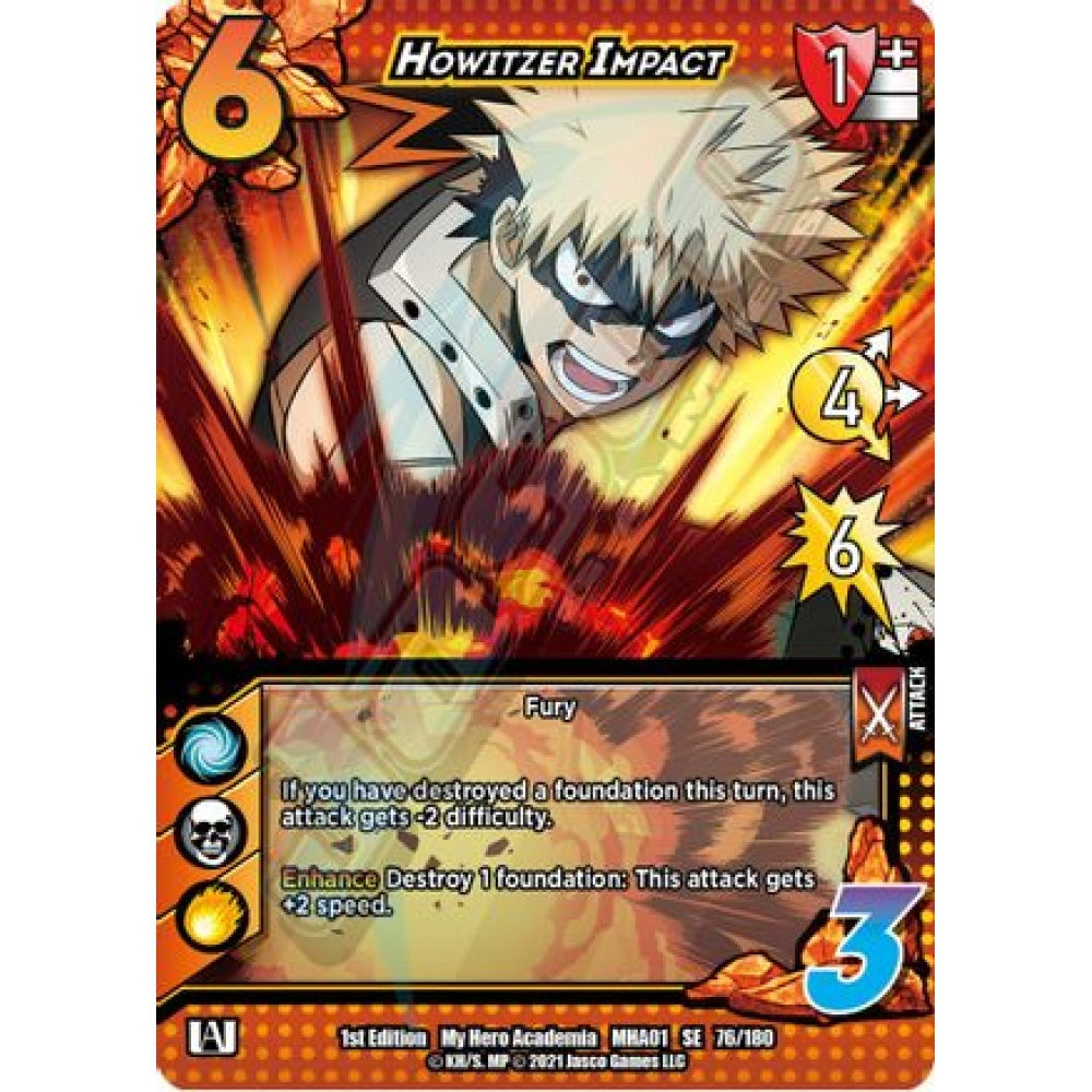 Howitzer Impact, 76/180, SE, UniVersus, MHA01 My Hero Academia
