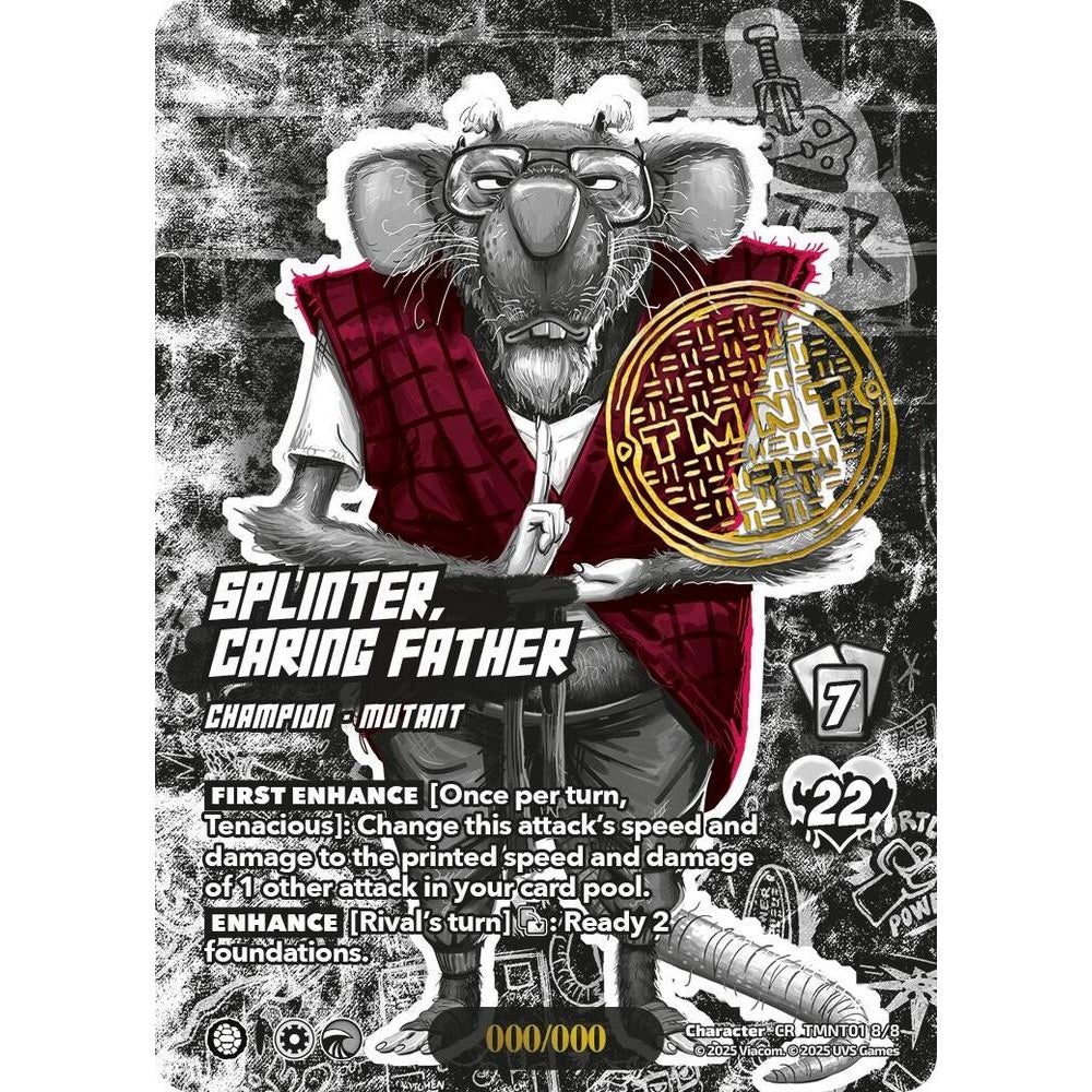 Splinter, Caring Father 8/8 TMNT01 Universus Teenage Mutant Ninja Turtles Character CR