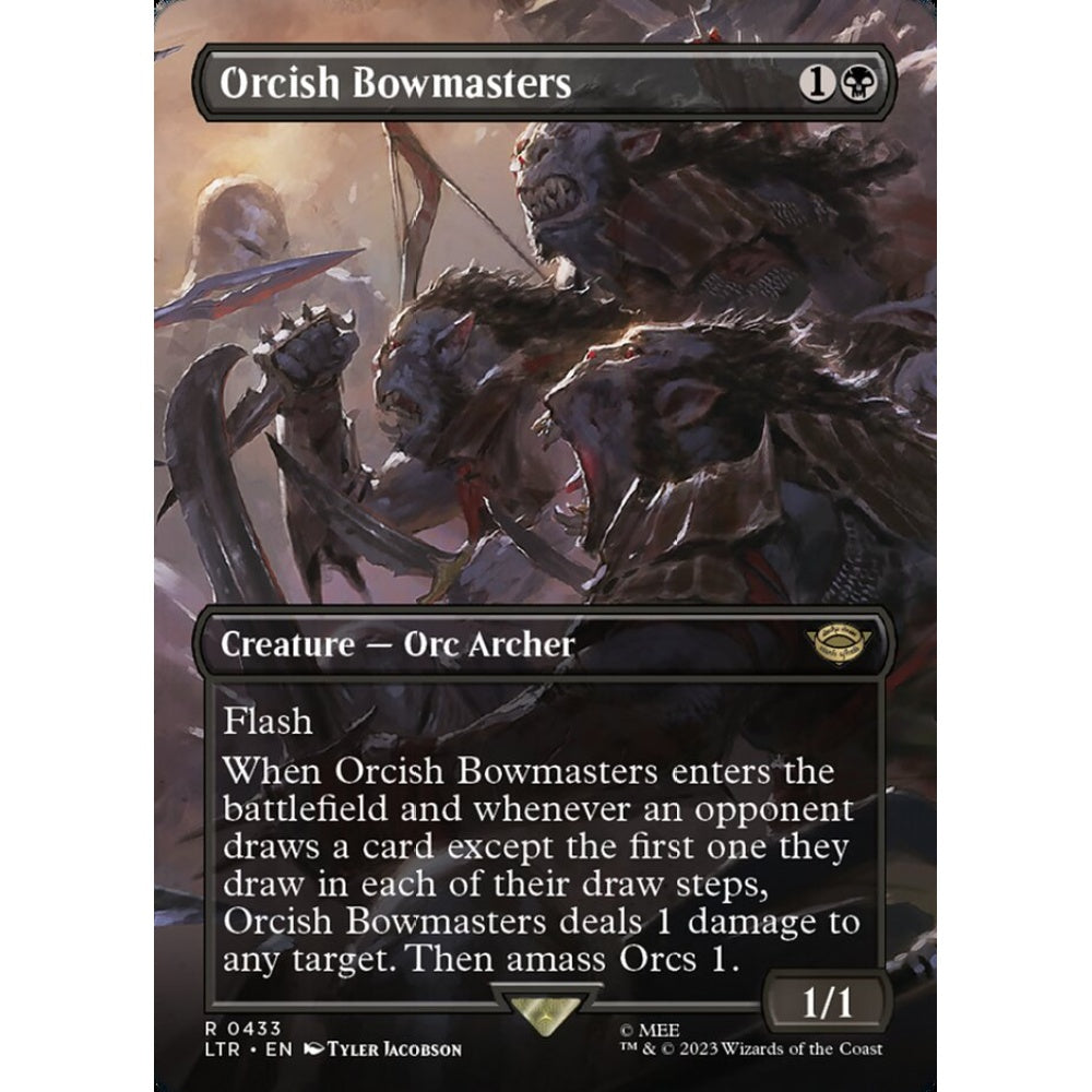 Orcish Bowmasters, rare, 433, Magic the Gathering, The Lord of the Rings: Tales of Middle-earth