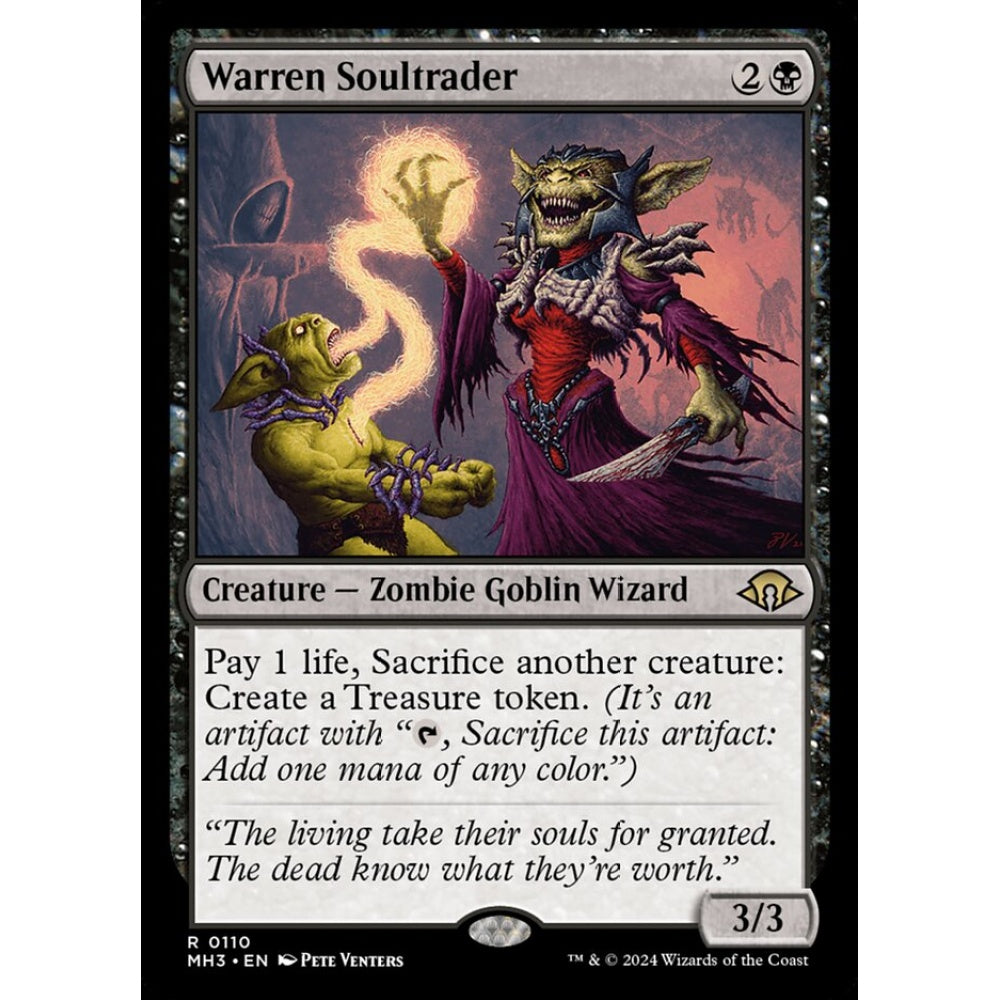 Warren Soultrader, 110, rare, Magic: The Gathering, Modern Horizons 3