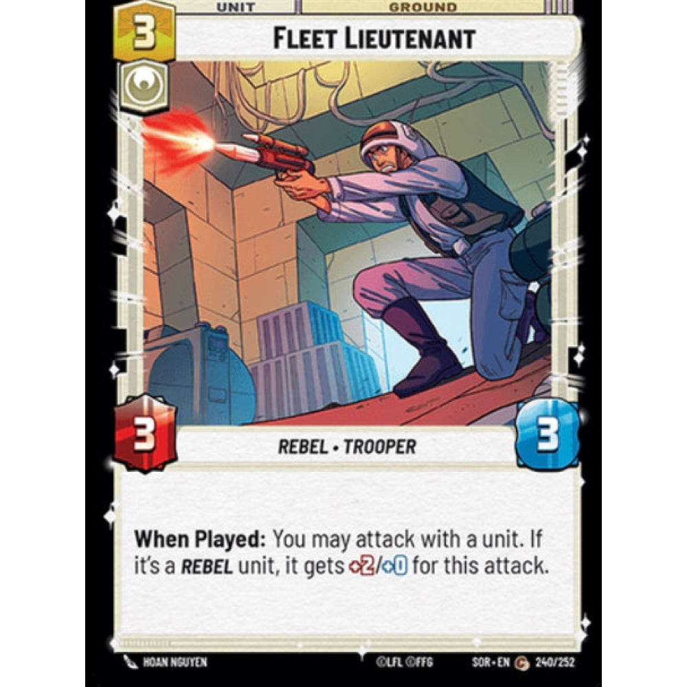 Fleet Lieutenant, 240, C, Star Wars Unlimited, Sparks Of Rebellion