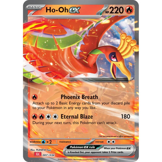 Ho-Oh ex Fixed 007/034 Pokemon Card Game Pokémon TCG Classic (Charizard)