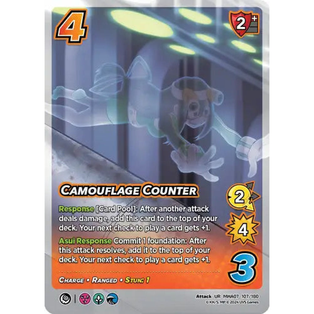 Camouflage Counter, 107/180, UR, UniVersus, MHA07 Girl Power
