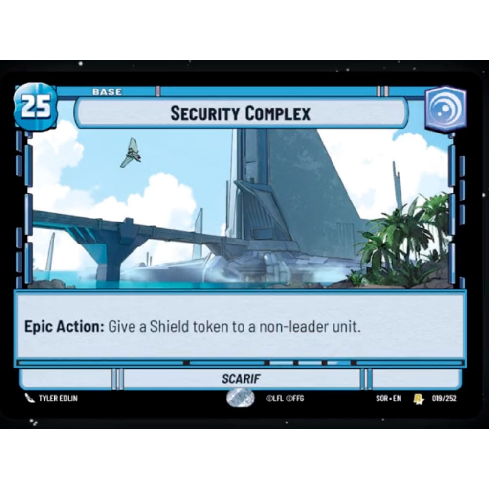 Security Complex, 19, R, Star Wars Unlimited, Sparks Of Rebellion