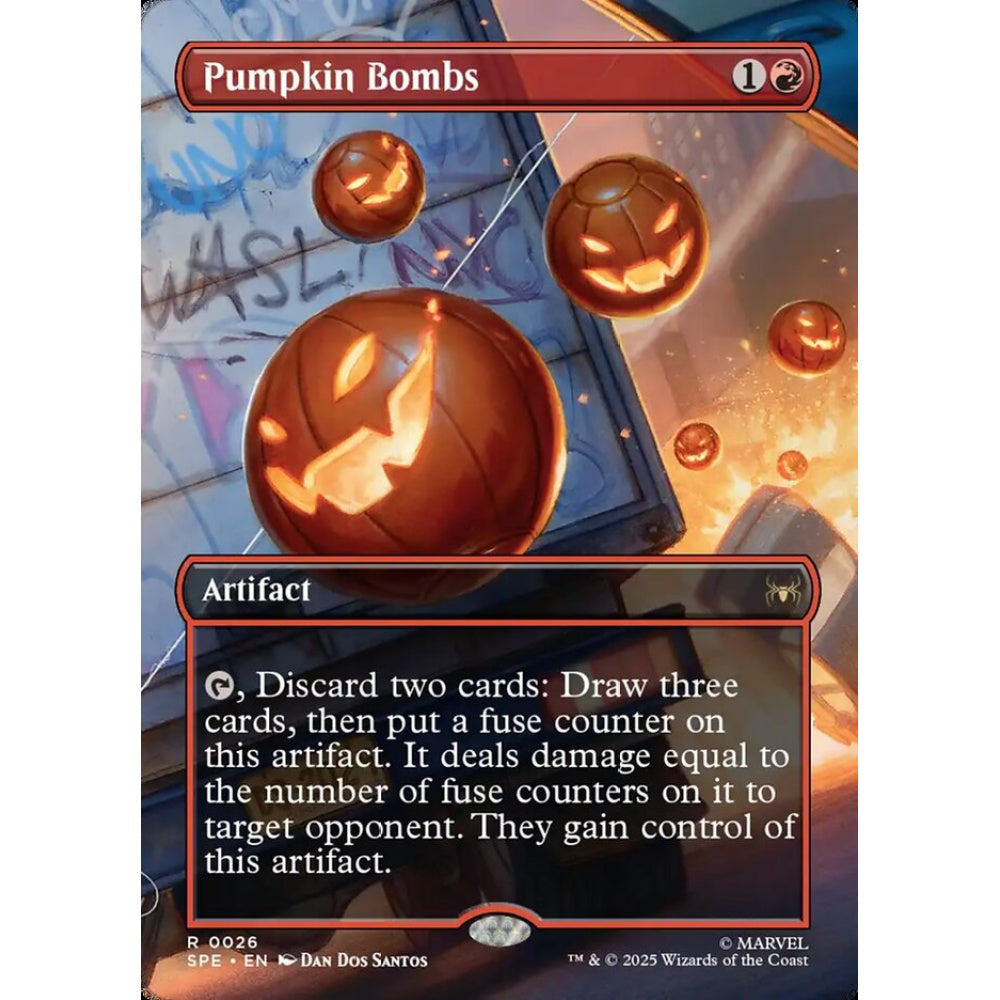 Pumpkin Bombs rare 26 Magic the Gathering Marvel's Spider-Man Eternal