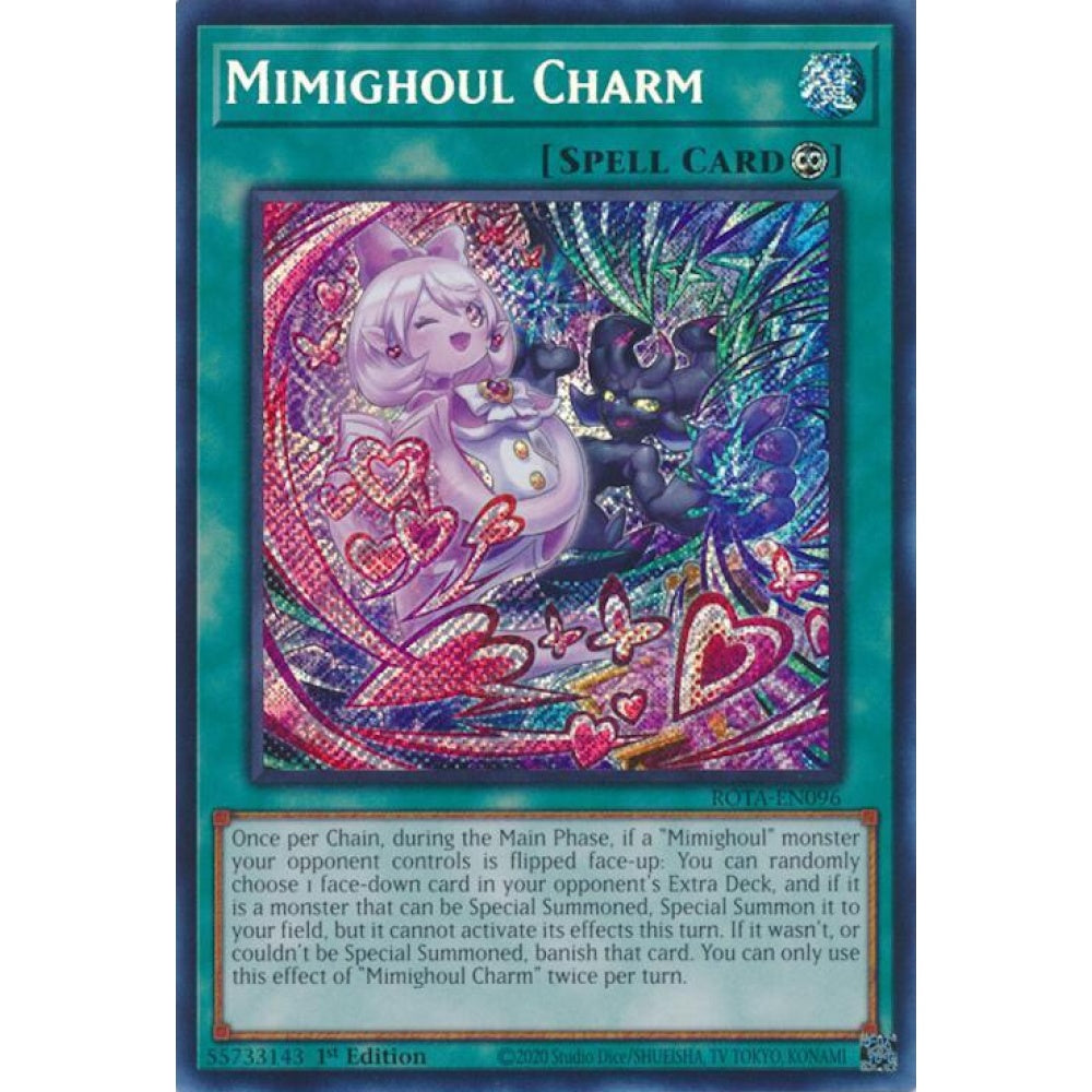 Mimighoul Charm ROTA-EN096 Secret Yu-Gi-Oh Rage of the Abyss