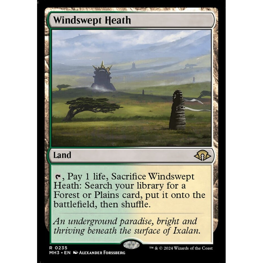 Windswept Heath, 235, rare, Magic: The Gathering, Modern Horizons 3