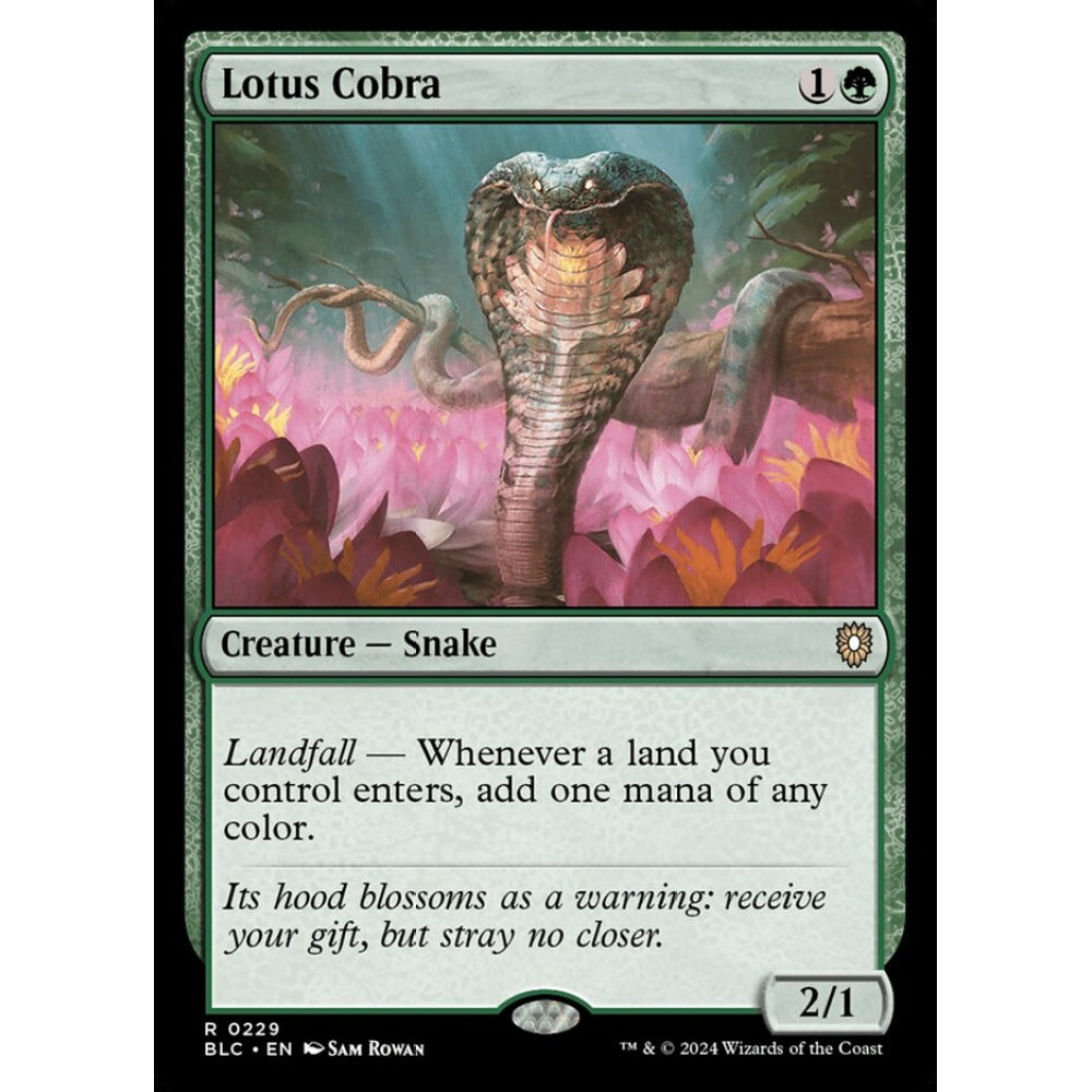 Lotus Cobra, 229, rare, Magic: The Gathering, Bloomburrow