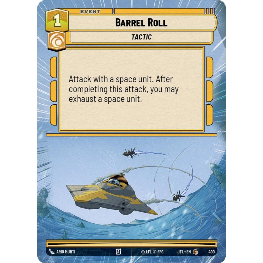 Barrel Roll, C, JTL 490) Hyperspace, Star Wars Unlimited