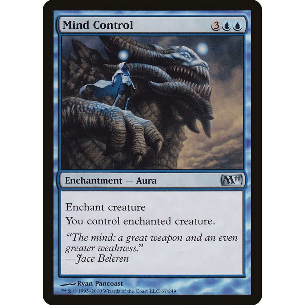 Mind Control uncommon 67 Magic the Gathering Magic 2011