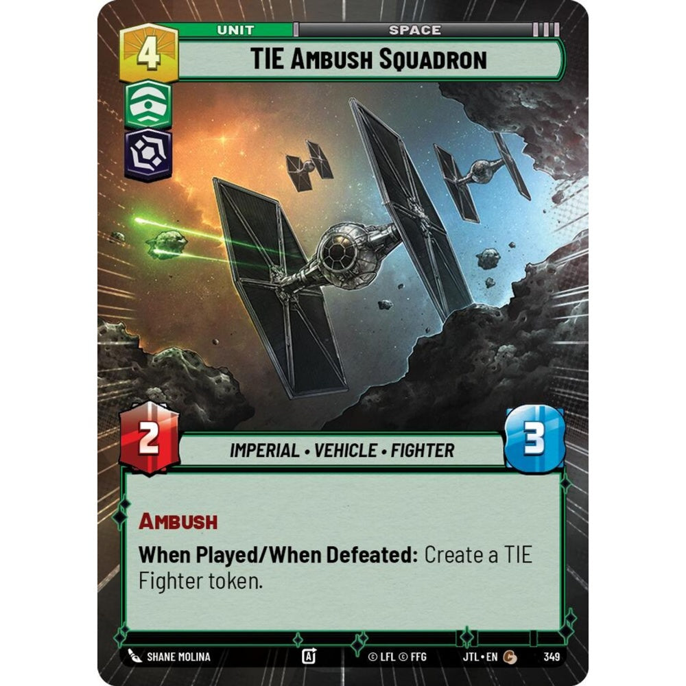 TIE Ambush Squadron, C, JTL 349) Hyperspace, Star Wars Unlimited