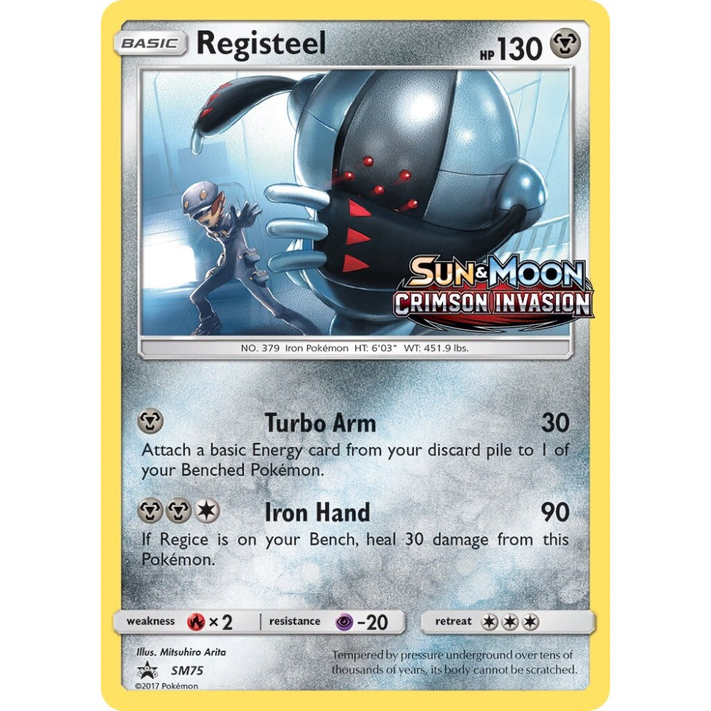 Registeel Promo SM75 Pokemon Card Game Sun & Moon Promos