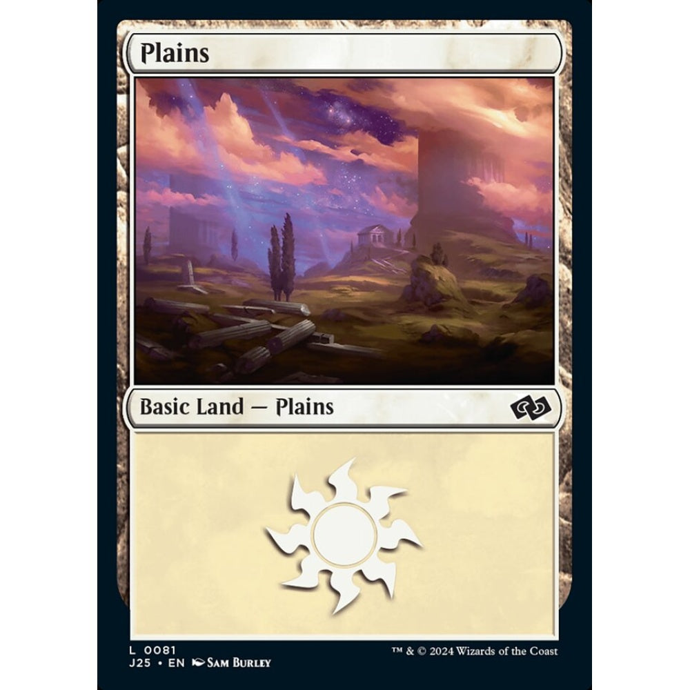 Plains, 81, common, Magic: The Gathering, Foundations Jumpstart