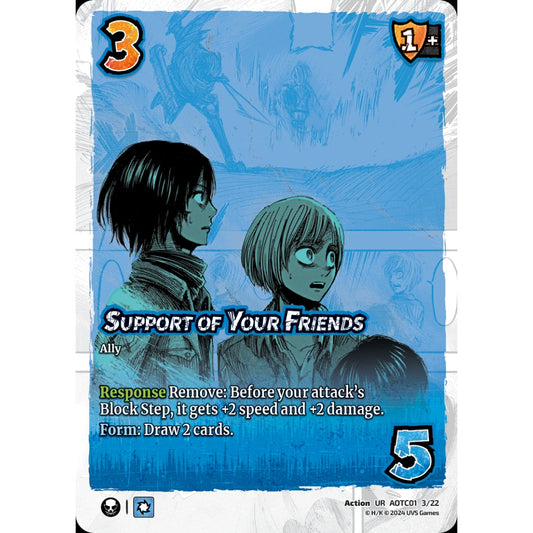 Support of Your Friends, 3/22, UR, UniVersus, Attack on Titan: Battle for Humanity