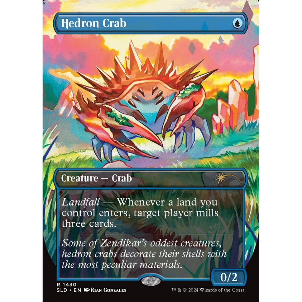 Hedron Crab rare 1430 Magic the Gathering Secret Lair Drop